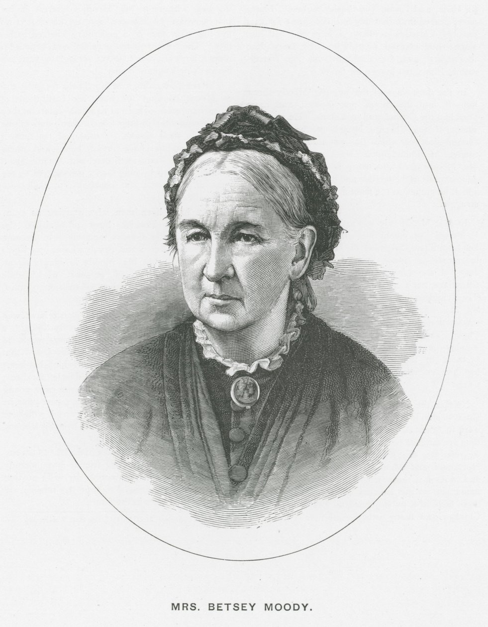 Pani Betsey Moody (litografia) autorstwa English School