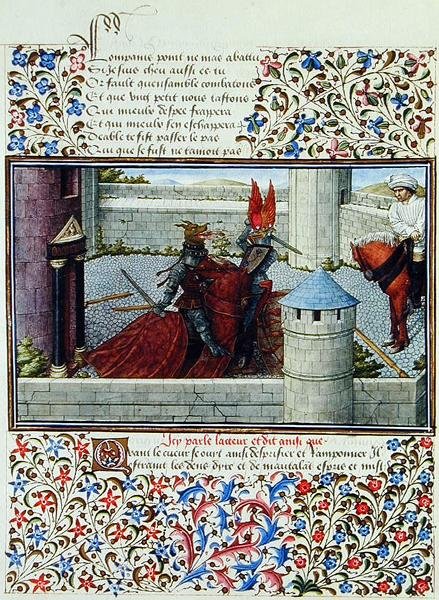Ms. 2597 Pojedynek między sercem a gniewem, wydanie faksymilowe „Livre du Coeur d