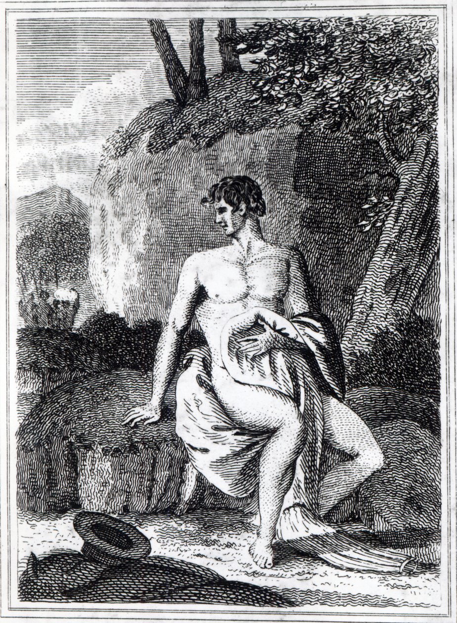Park Mungo w Afryce, ilustracja z „Podróży po wewnętrznych dzielnicach Afryki: wykonywane w latach 1795, 1796 i 1797”, wydanej w 1816 r. (druk) autorstwa English School