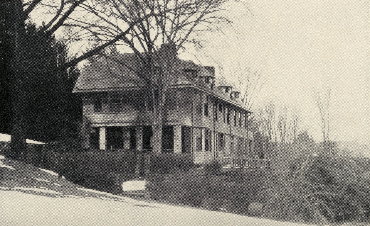 Naulakha Brattleboro, Vermont, USA, Rudyard Kiplings American home, z Something of Myself, Rudyard Kipling, opublikowany w 1937 autorstwa English School