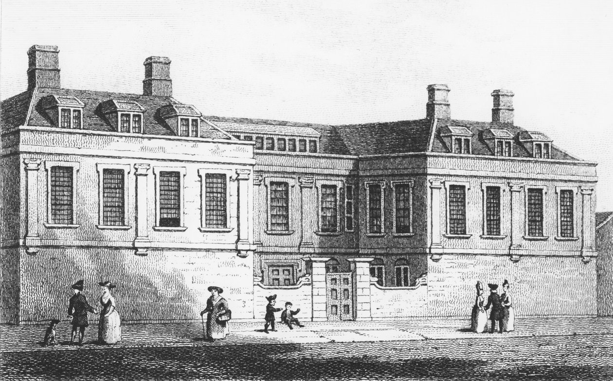 Newcastle House, c.1790 (grawerowanie) autorstwa English School