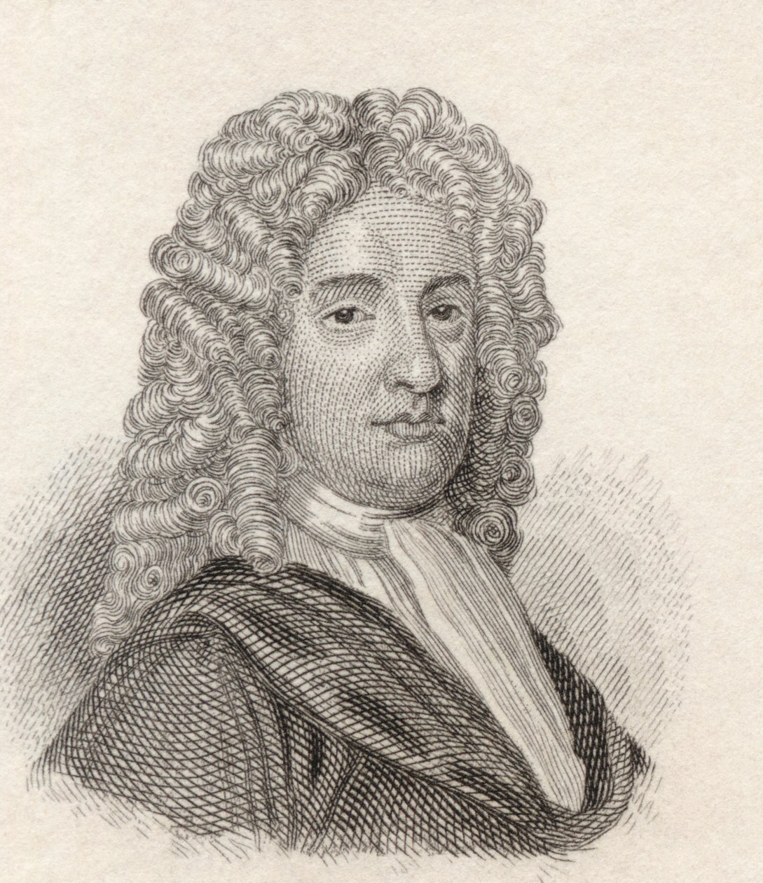 Nicholas Rowe, ze „Słownika historycznego Krabba”, opublikowanego w 1825 r. autorstwa English School