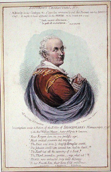 Notorious Characters, No. 1, opublikowane przez Hannah Humphrey w 1797 (akwaforta ręcznie kolorowana) autorstwa English School