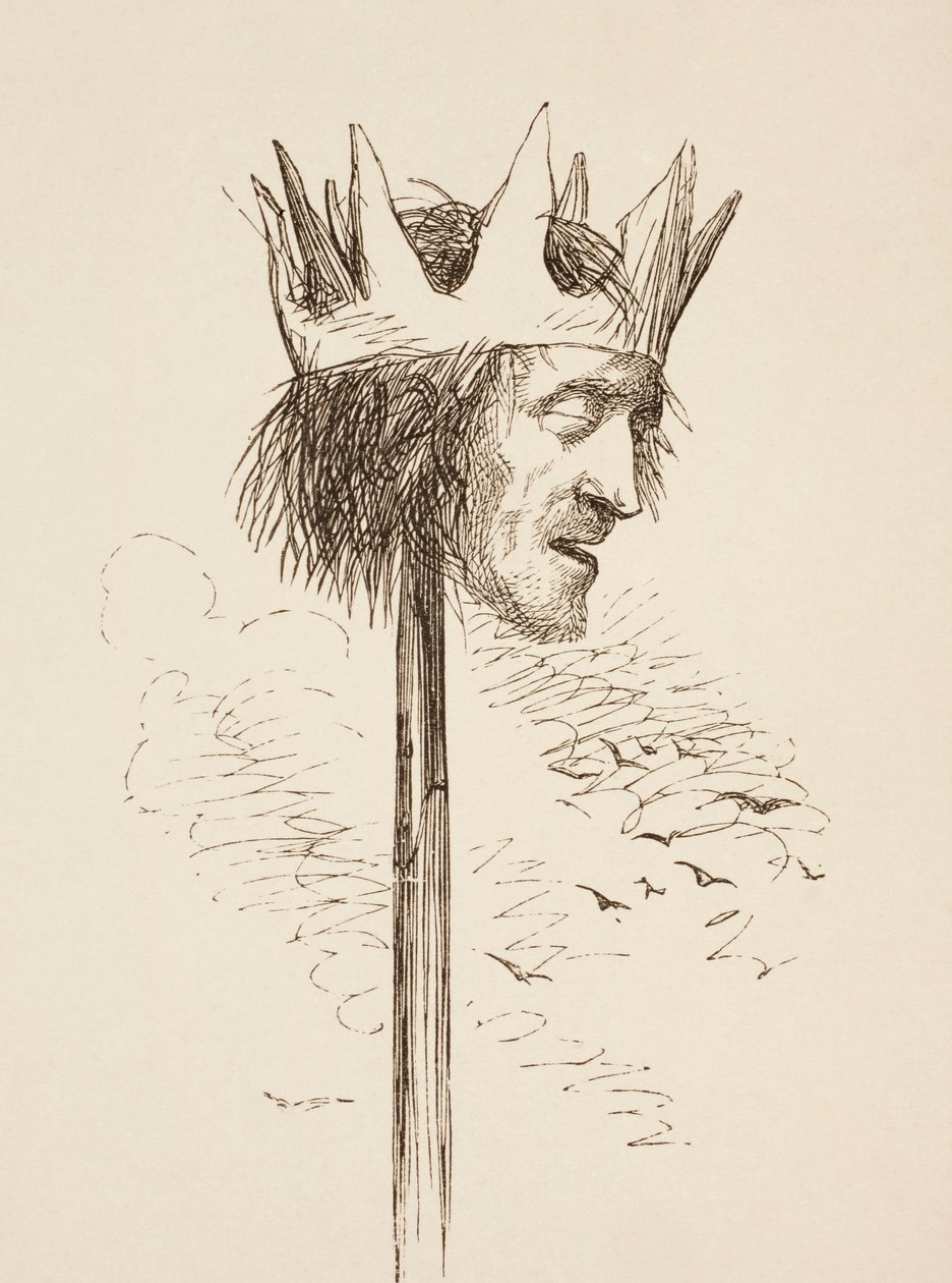 — Usunąć głowę i postawić ją na bramach Yorku; Więc York może przeoczyć miasto York”, 1890 autorstwa English School