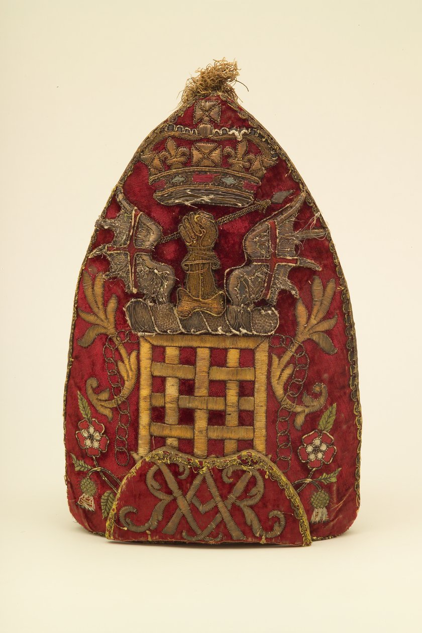 Czapka grenadierska oficerska, ok. 1708 r autorstwa English School