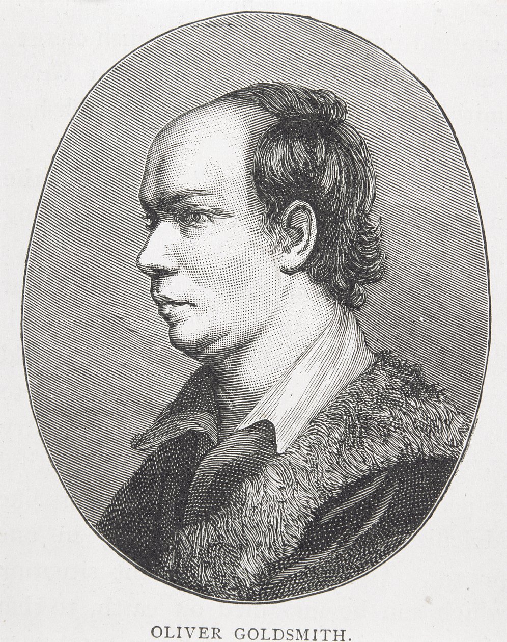 Oliver Goldsmith (1730-74) (rycina) (zob. także 105778) autorstwa English School