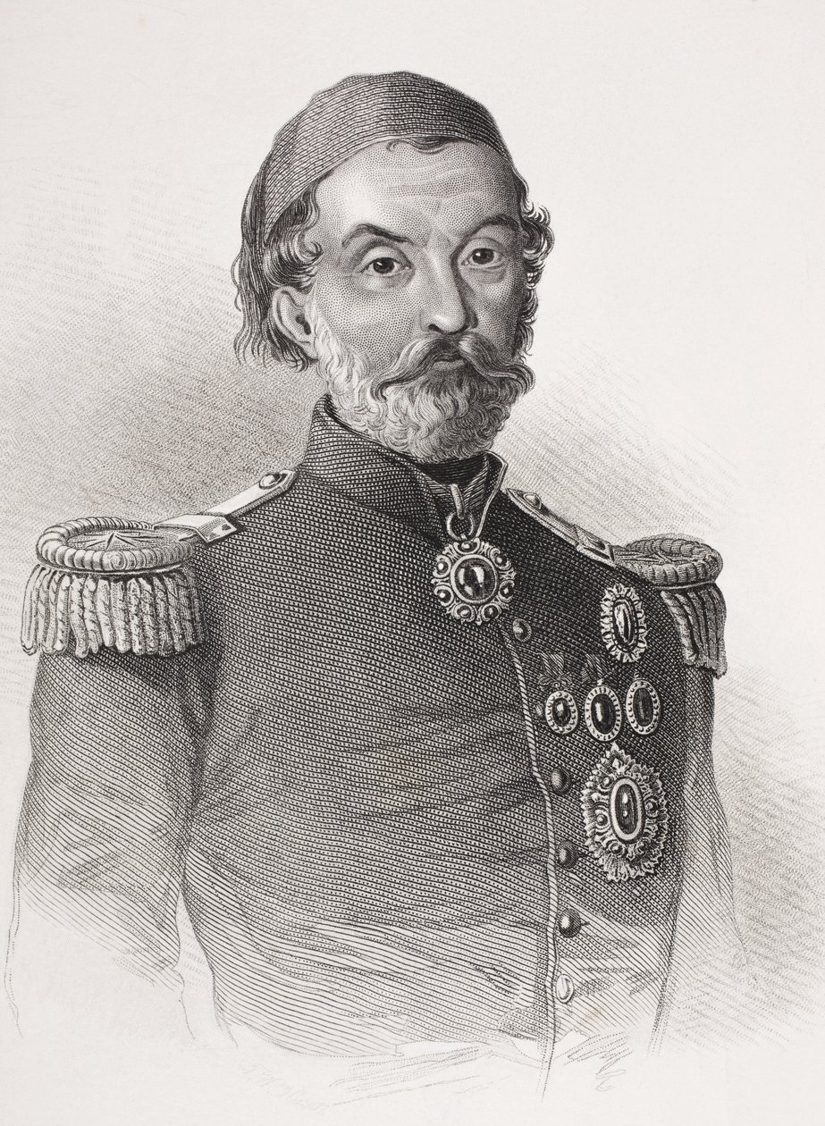 Omar Pasha Latas, z „Galerii Portretów Historycznych”, wydana ok. 1880 r. autorstwa English School