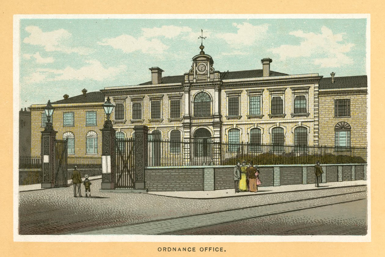 Ordnance Office (kolorowa litografia) autorstwa English School