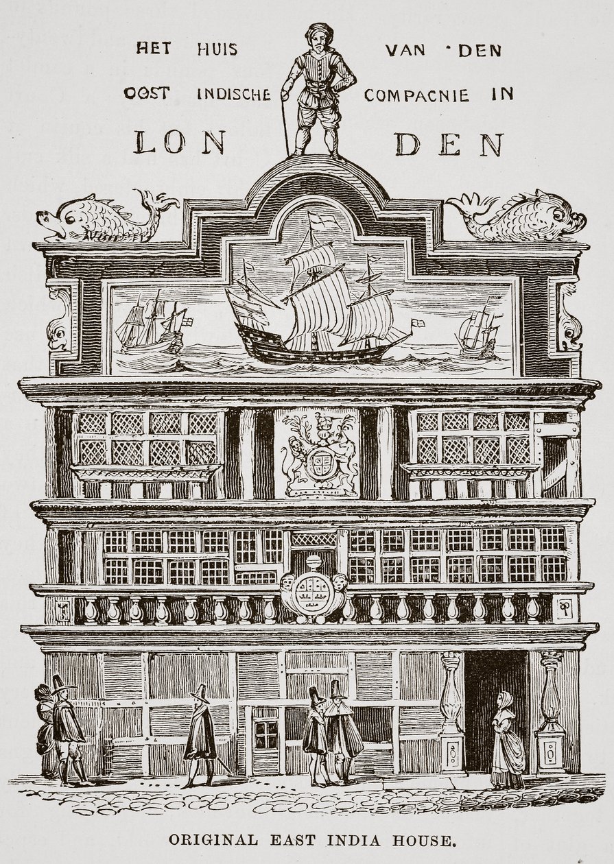 Oryginalny dom wschodnioindyjski autorstwa English School