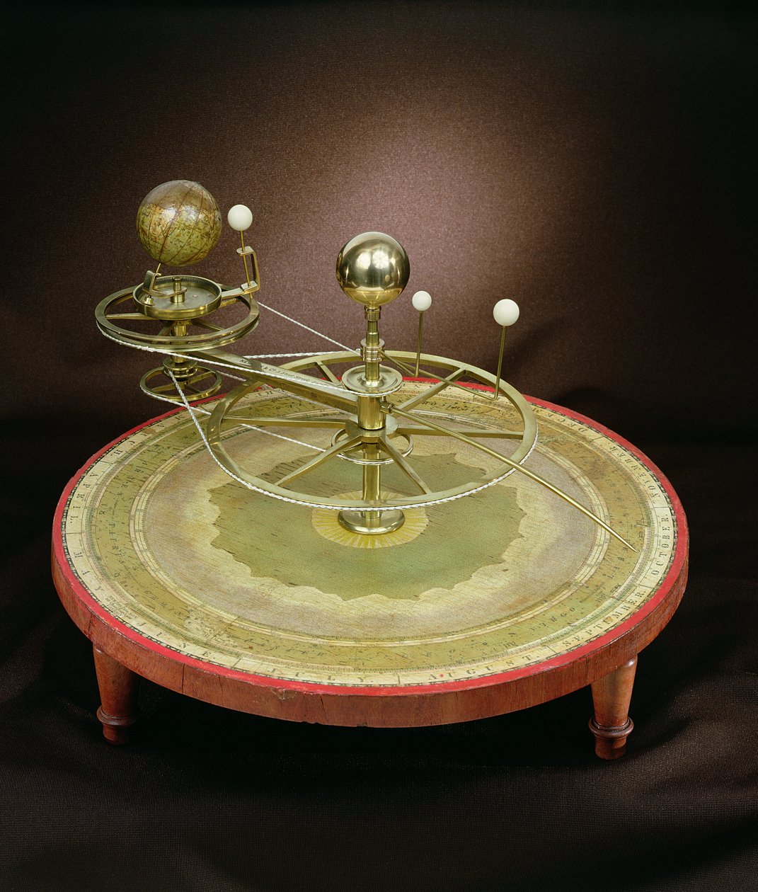 Orrery, Newton & Co., Londyn, początek XIX w. (mosiądz) autorstwa English School