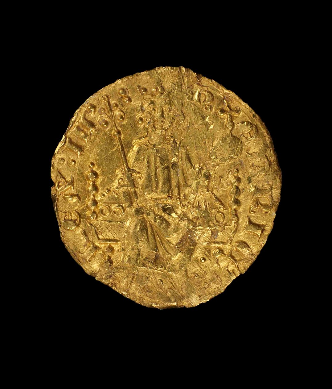 Penny króla Henryka III, 1257-58 (złoto) (patrz także 429894) autorstwa English School