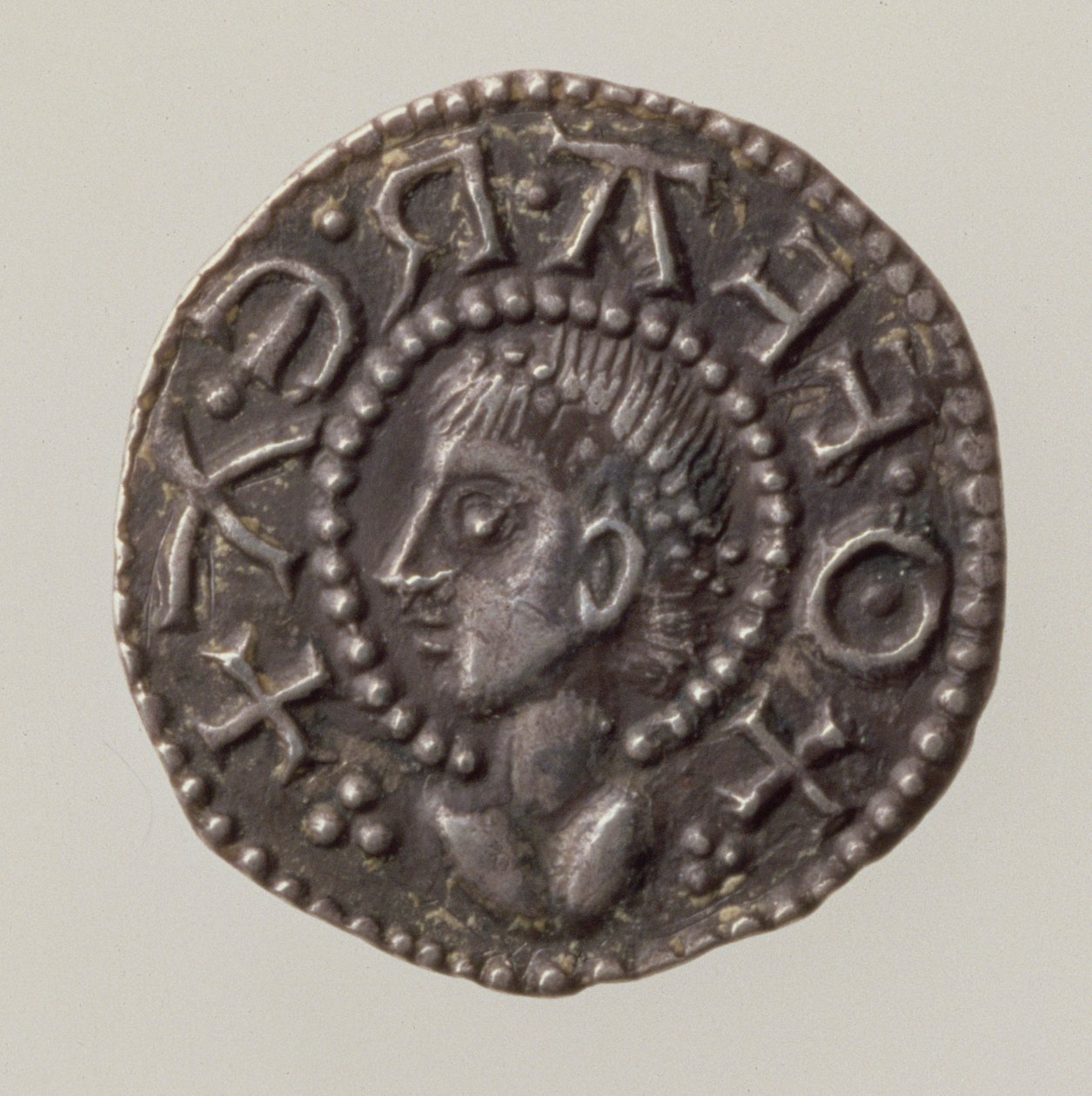 Penny of Offa, King of Mercia, 757-96 (awers) (srebro) (rewers patrz 168072) autorstwa English School