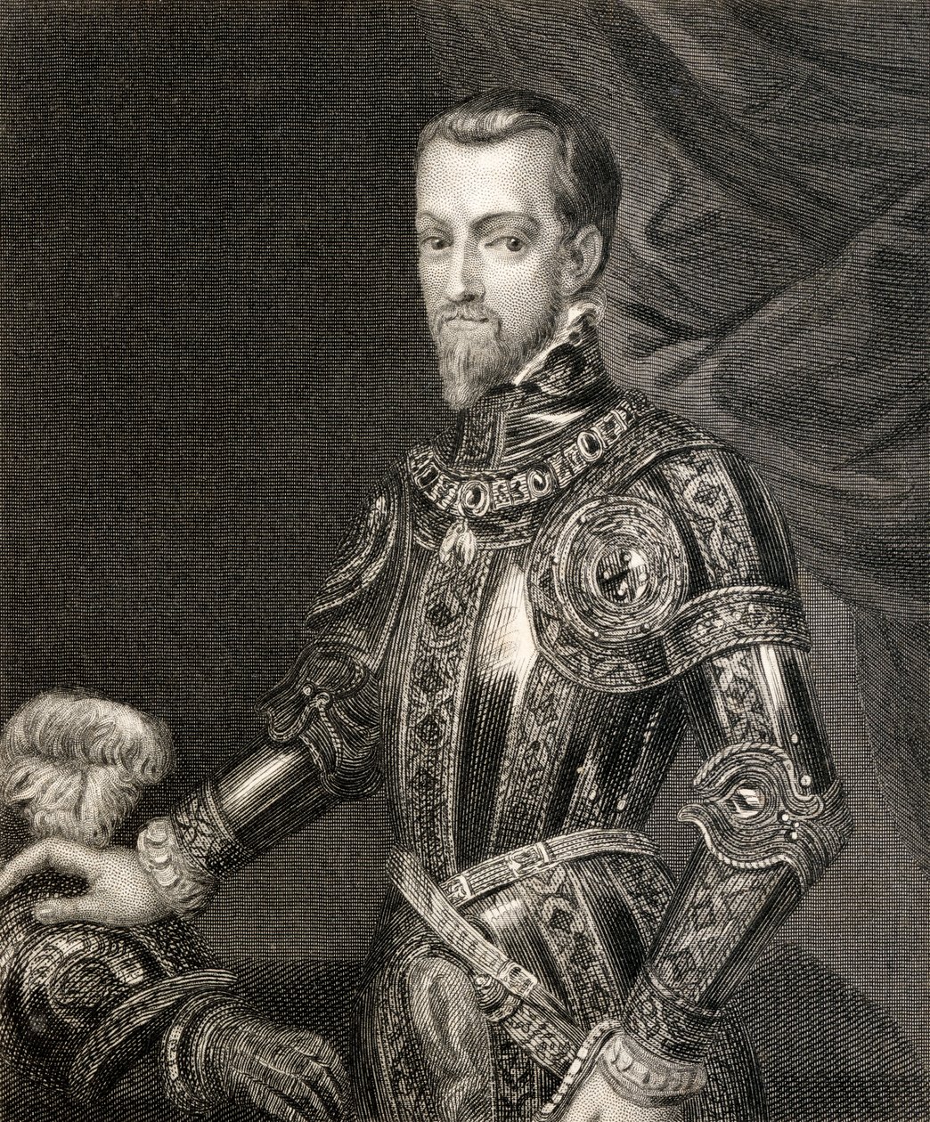 Filip II, z „Historii panowania Filipa II”, wydanej w 1855 r. autorstwa English School