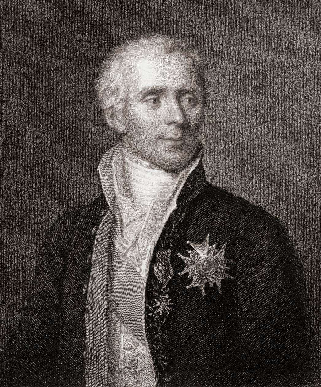 Pierre-Simon (1749-1827) Marquis de la Place, z Galerii Portretów, opublikowany w 1833 autorstwa English School