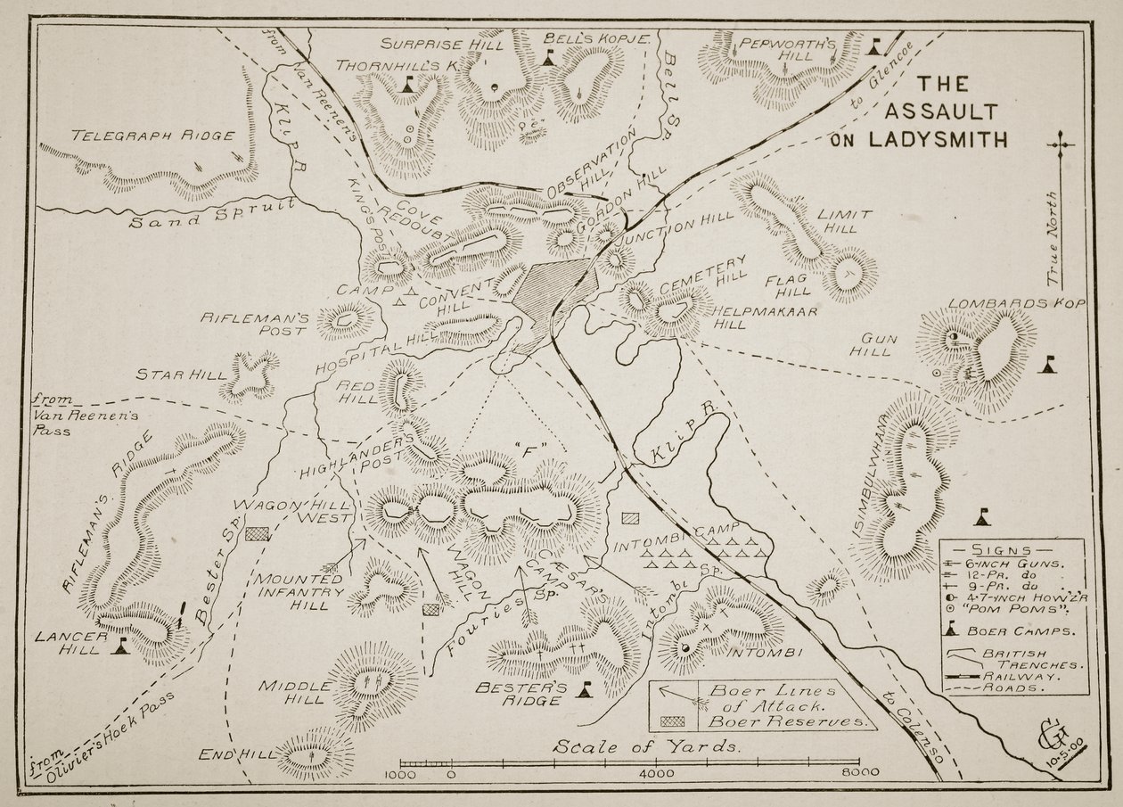 Plan szturmu na Ladysmith autorstwa English School