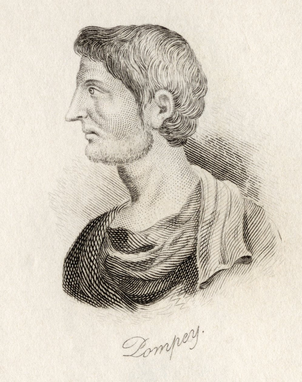 Pompejusz, ze „Słownika historycznego Krabba”, opublikowanego w 1825 r. autorstwa English School