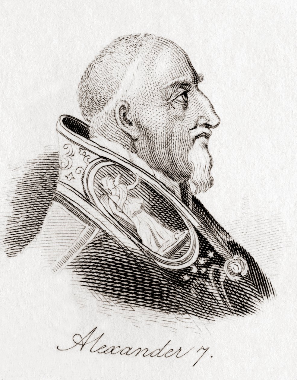 Papież Aleksander VII autorstwa English School