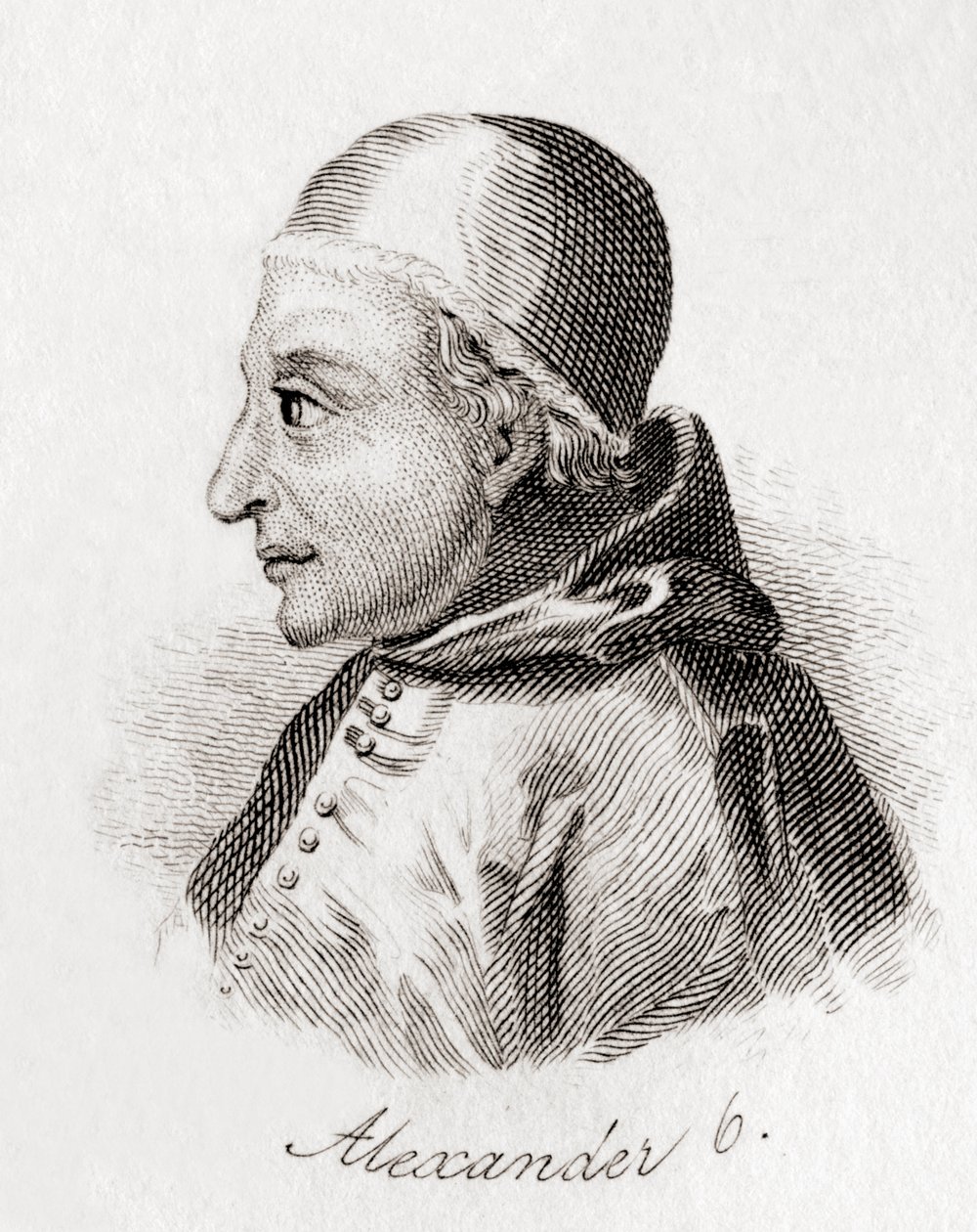 Papież Aleksander VI autorstwa English School