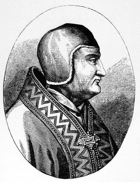 Papież Klemens IV (ok. 1195-1268) ilustracja z nauki i literatury w średniowieczu i renesansie, napisana i rytowana przez Paula Lacroix, 1878 autorstwa English School