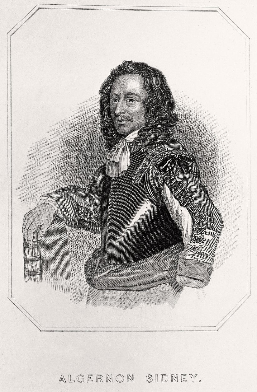 Portret Algernona Sidneya, 1835 autorstwa English School