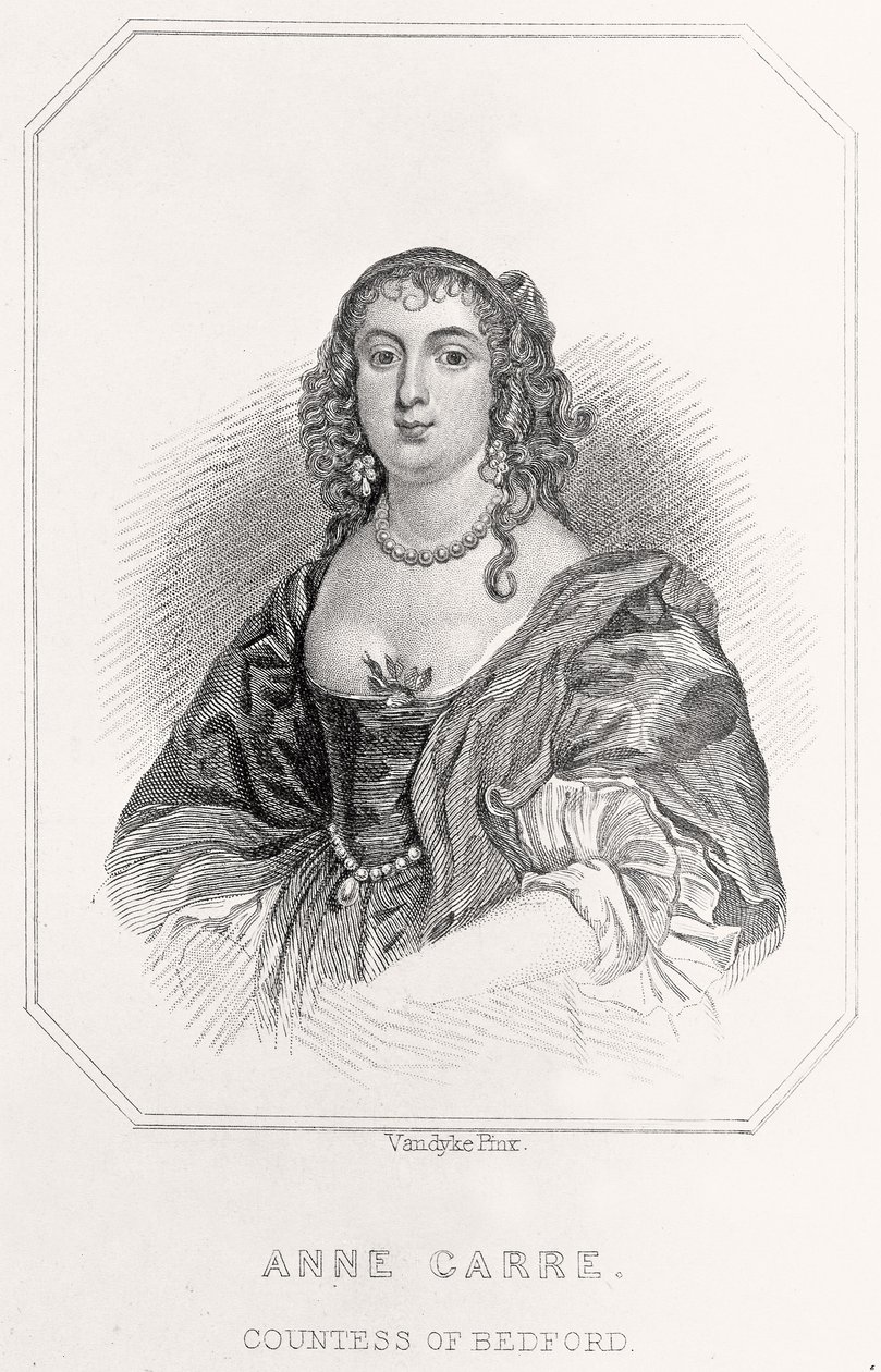 Portret Anne Carre, hrabiny Bedford, 1835 autorstwa English School