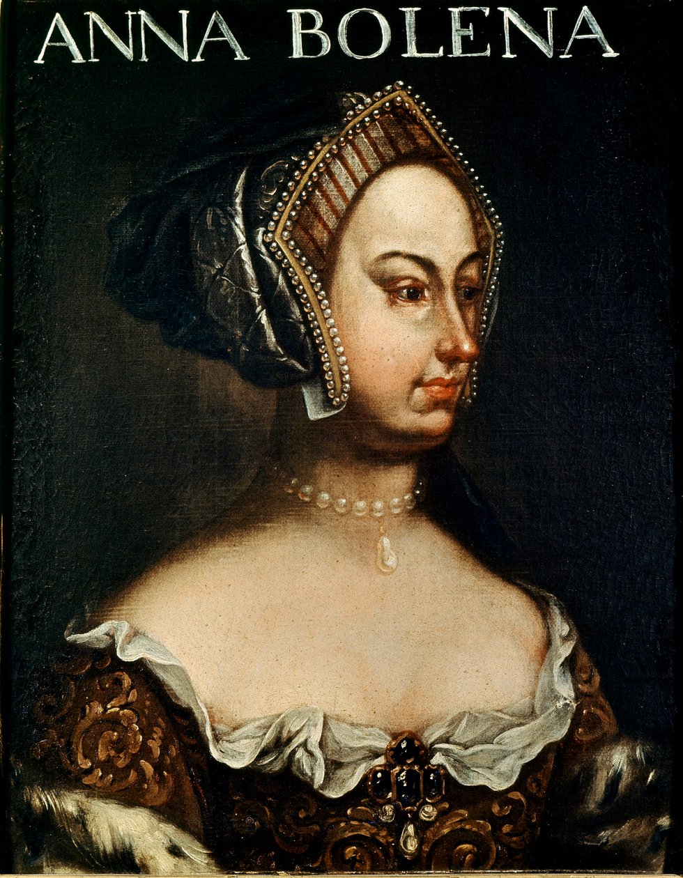Portret Anny de Boleyn (Anna lub Ann Bolin i Anne Bullen autorstwa English School
