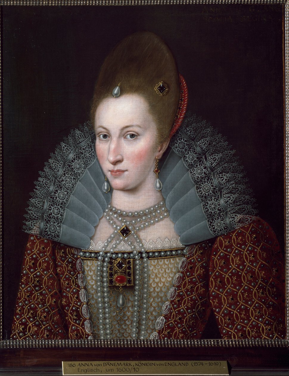 Portret Anny z Danii (Malarstwo autorstwa English School