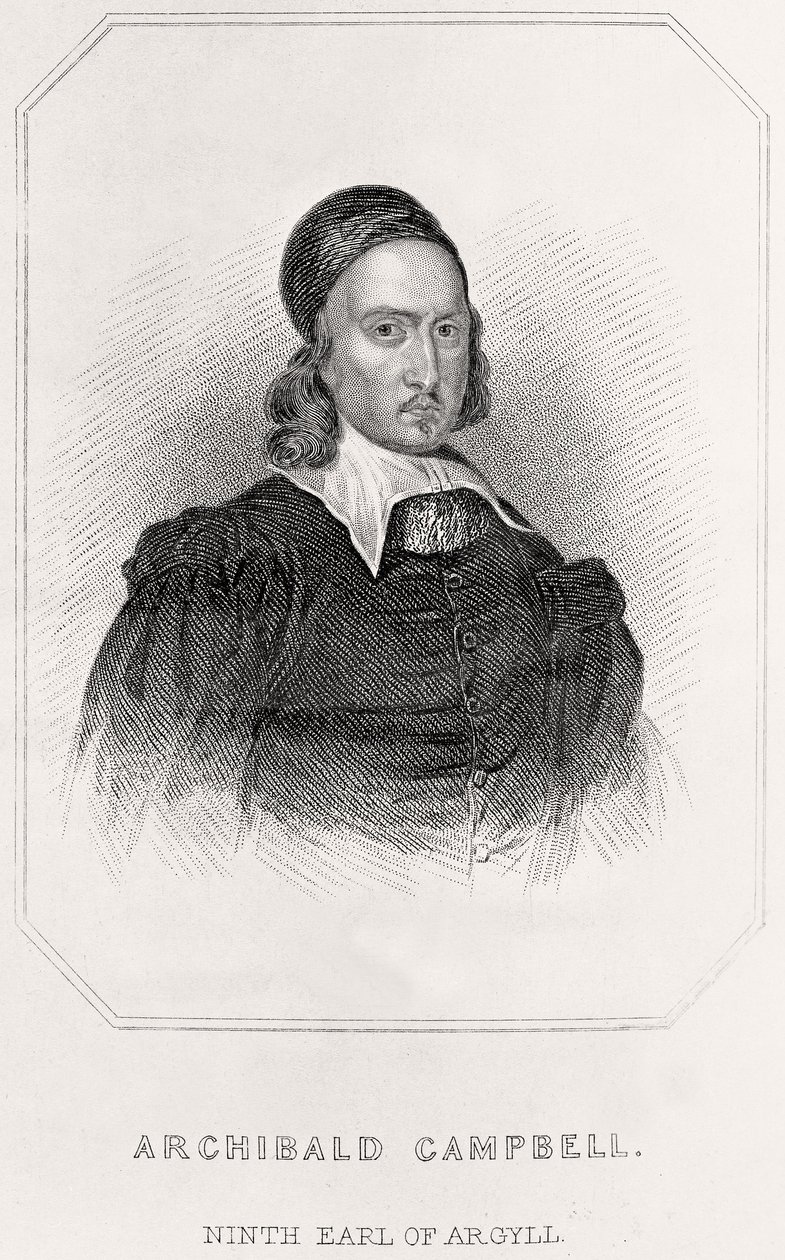Portret Archibalda Campbella, 9. hrabiego Argyll, 1835 autorstwa English School