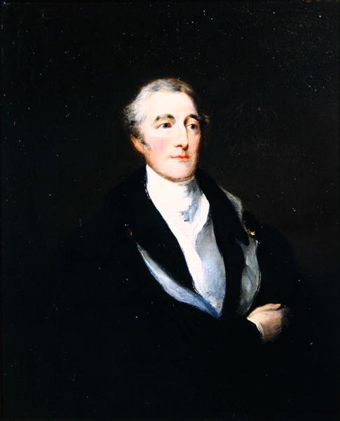 Portret Arthura Wellesleya (1769-1852) księcia Wellington (olej na płótnie) autorstwa English School