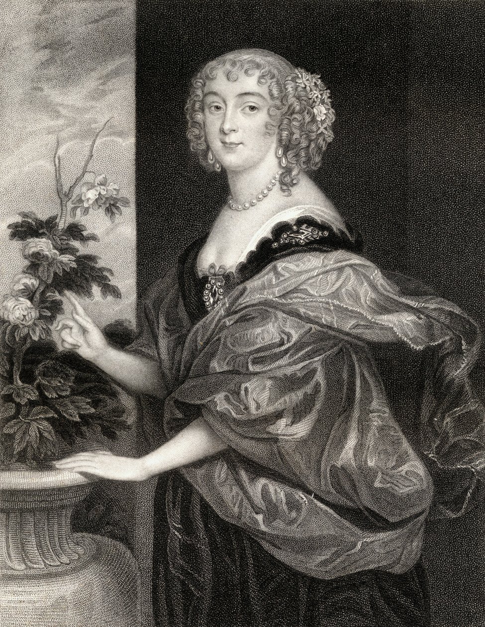 Portret Dorothy Sidney, hrabiny Sunderland, z Lodges British Portraits, 1823 autorstwa English School