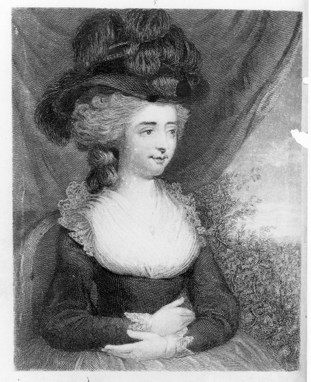 Portret Fanny Burney (Madame d