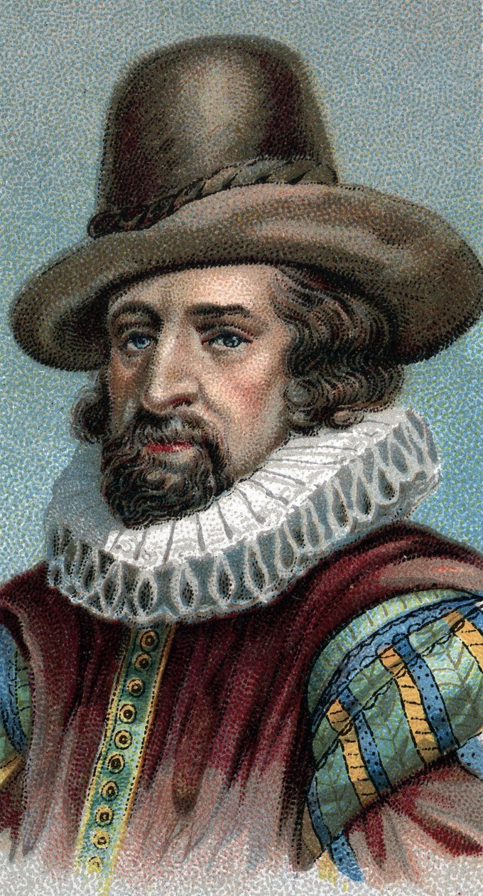 Portret Francisa Bacona (Londyn .) autorstwa English School