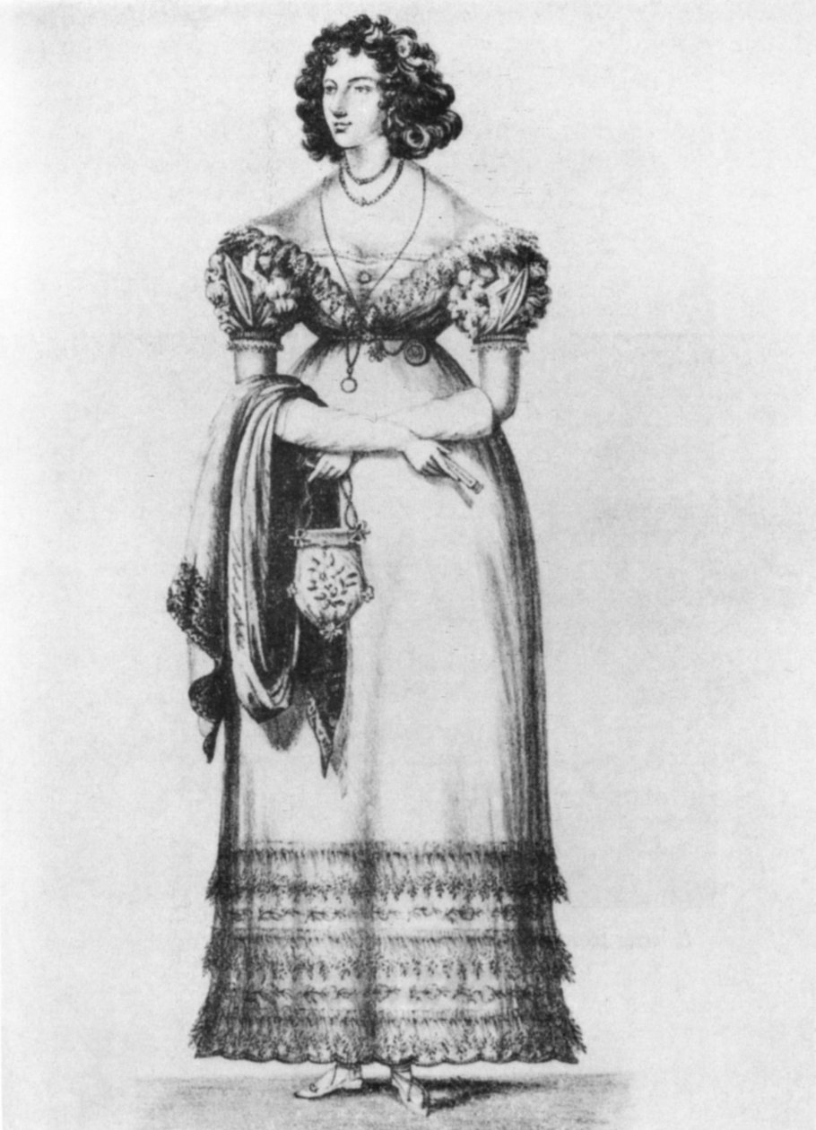 Portret Harriette Wilson (1789-1846) autorstwa English School