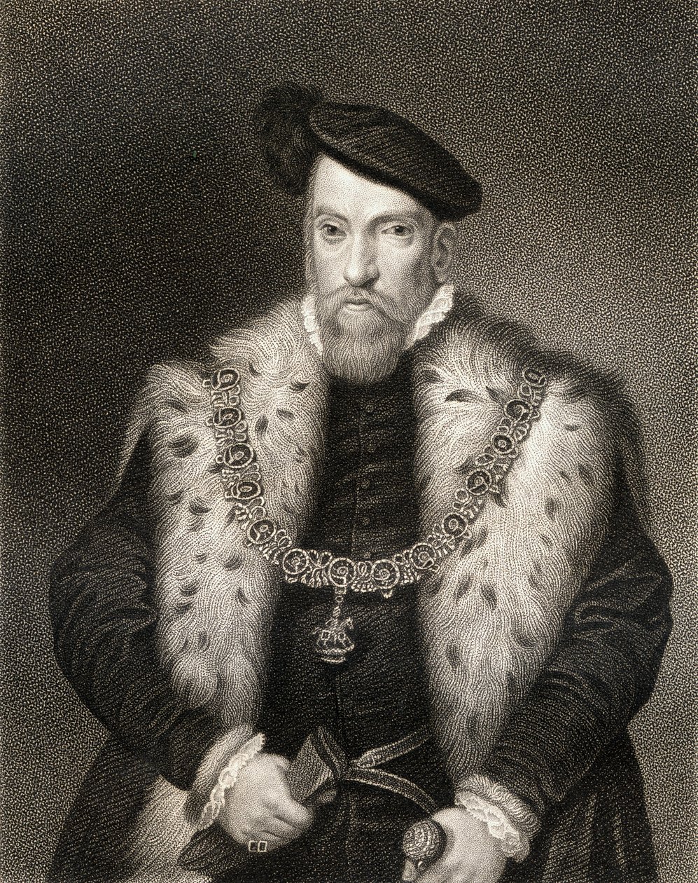 Portret Henry Fitzalan, 12. hrabia Arundel, z Lodges British Portraits, 1823 autorstwa English School