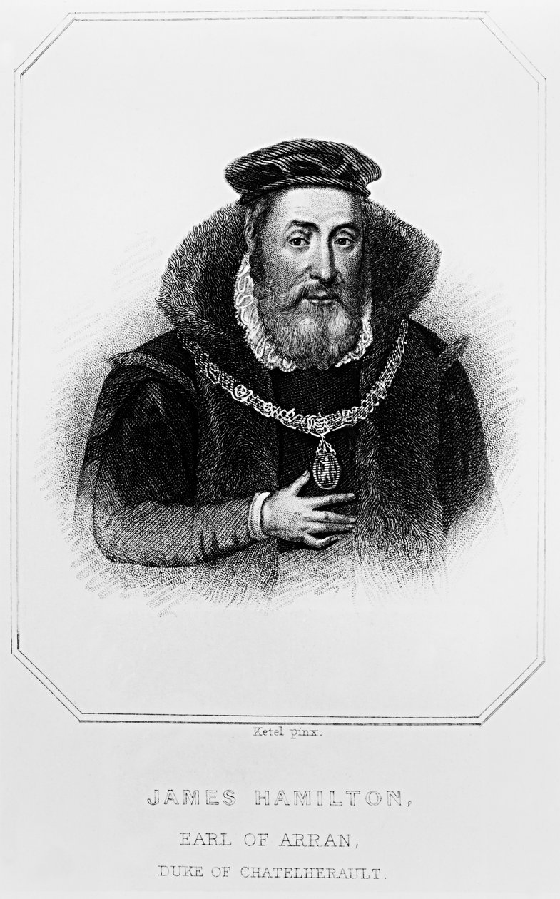 Portret Jamesa Hamiltona (1517-1575), 2. hrabiego Arran, z „Lodge
