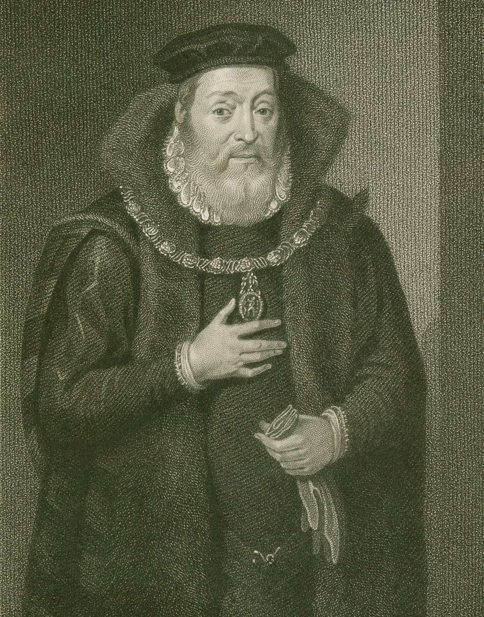 Portret Jamesa Hamiltona (1517-1575), 2. hrabiego Arran, z „Lodge