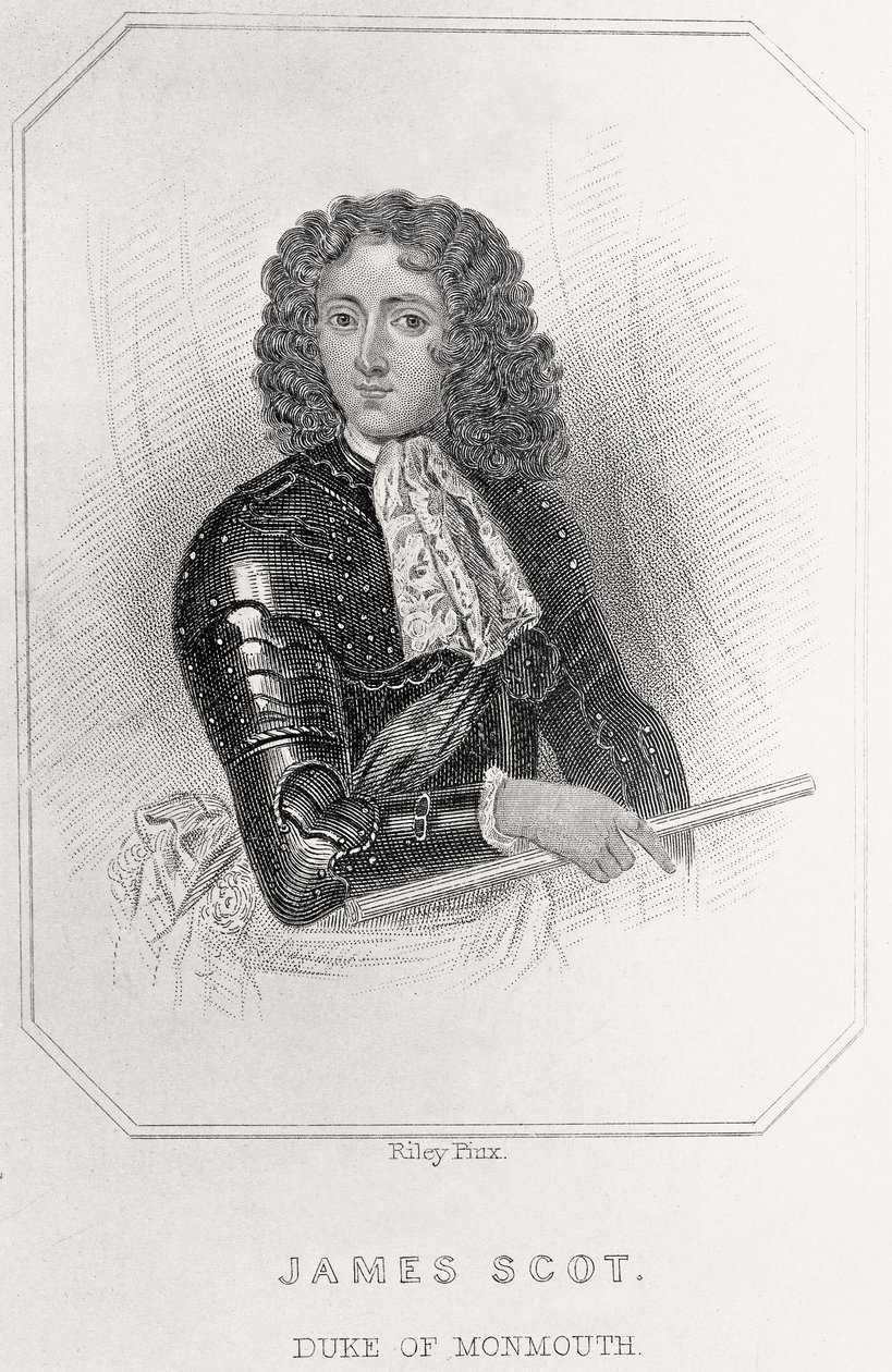 Portret Jamesa Szkota, księcia Monmouth, 1835 autorstwa English School