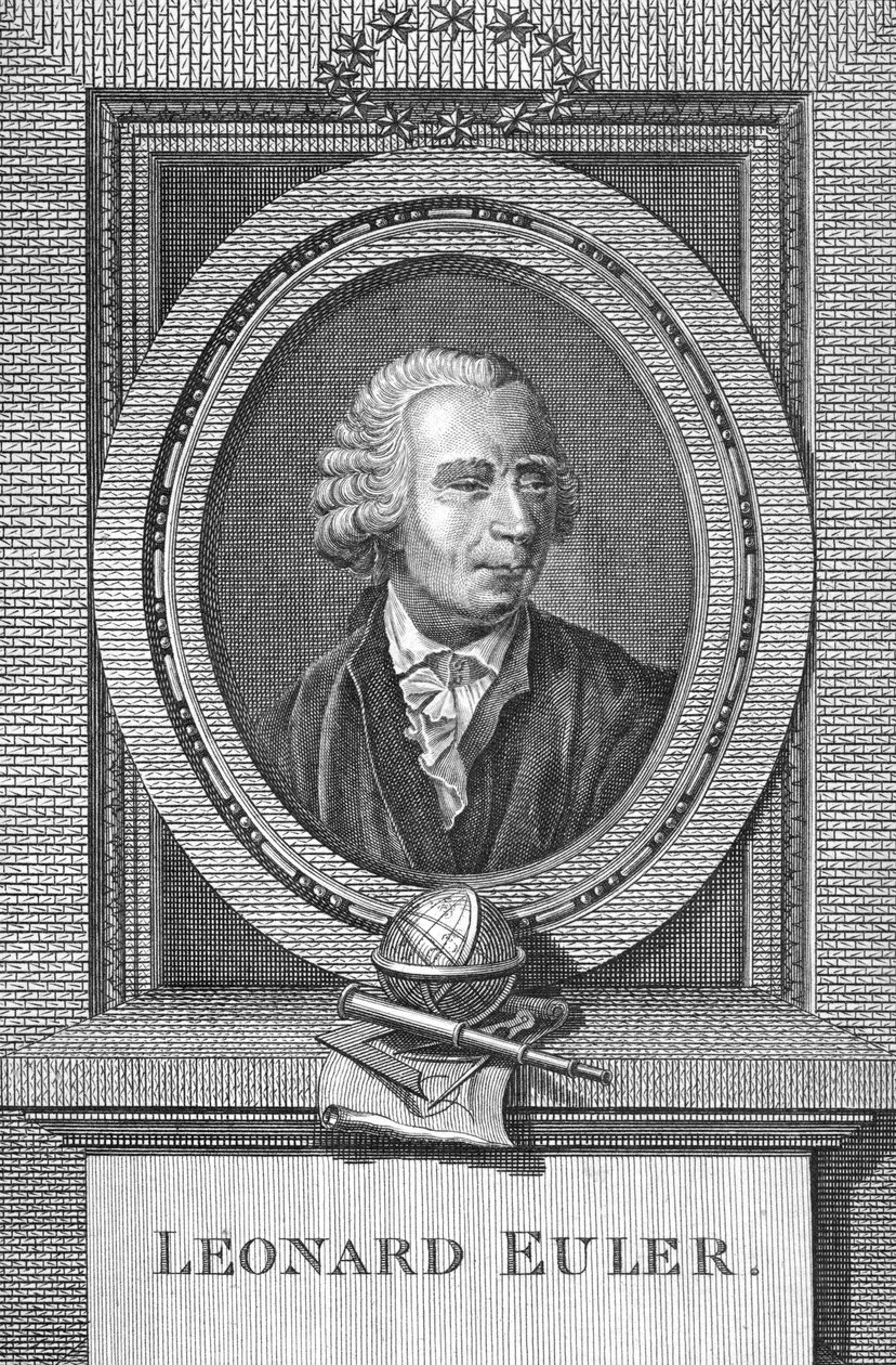 Portret Leonarda Eulera (1707-83) autorstwa English School