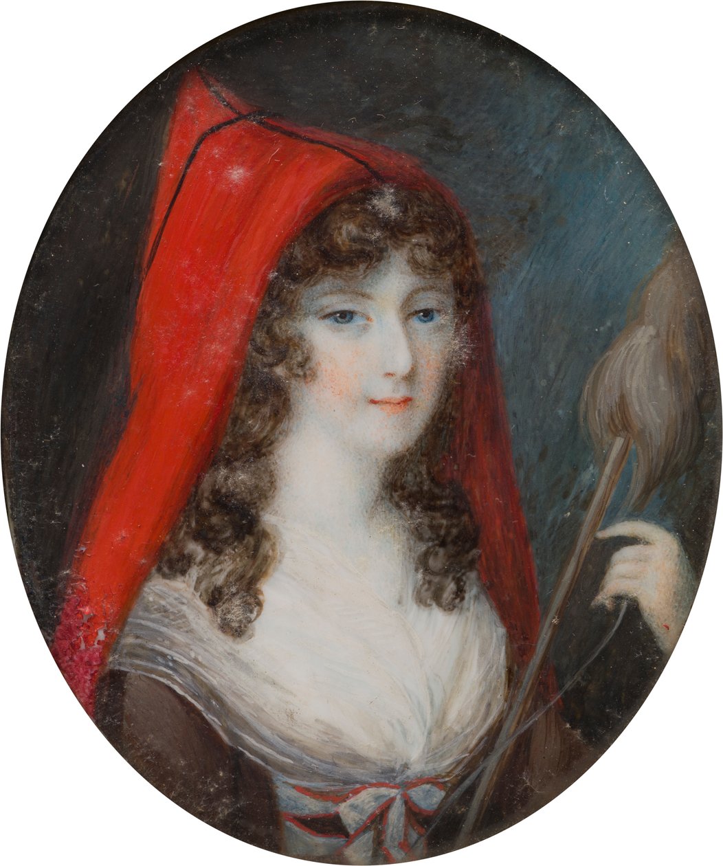 Portret Lucy Byng, I hrabiny Bradford (1766-1844), ok. 1786-1844 (olej na płótnie) autorstwa English School