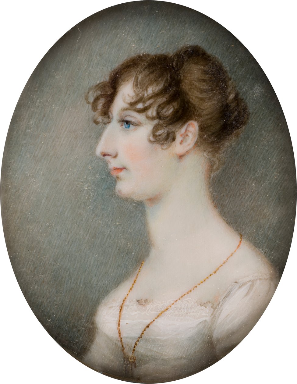Portret Lucy, Pani Whitmore, później Lady Lucy Whitmore (1792-1840), ok. 1810-40 (olej na płótnie) autorstwa English School