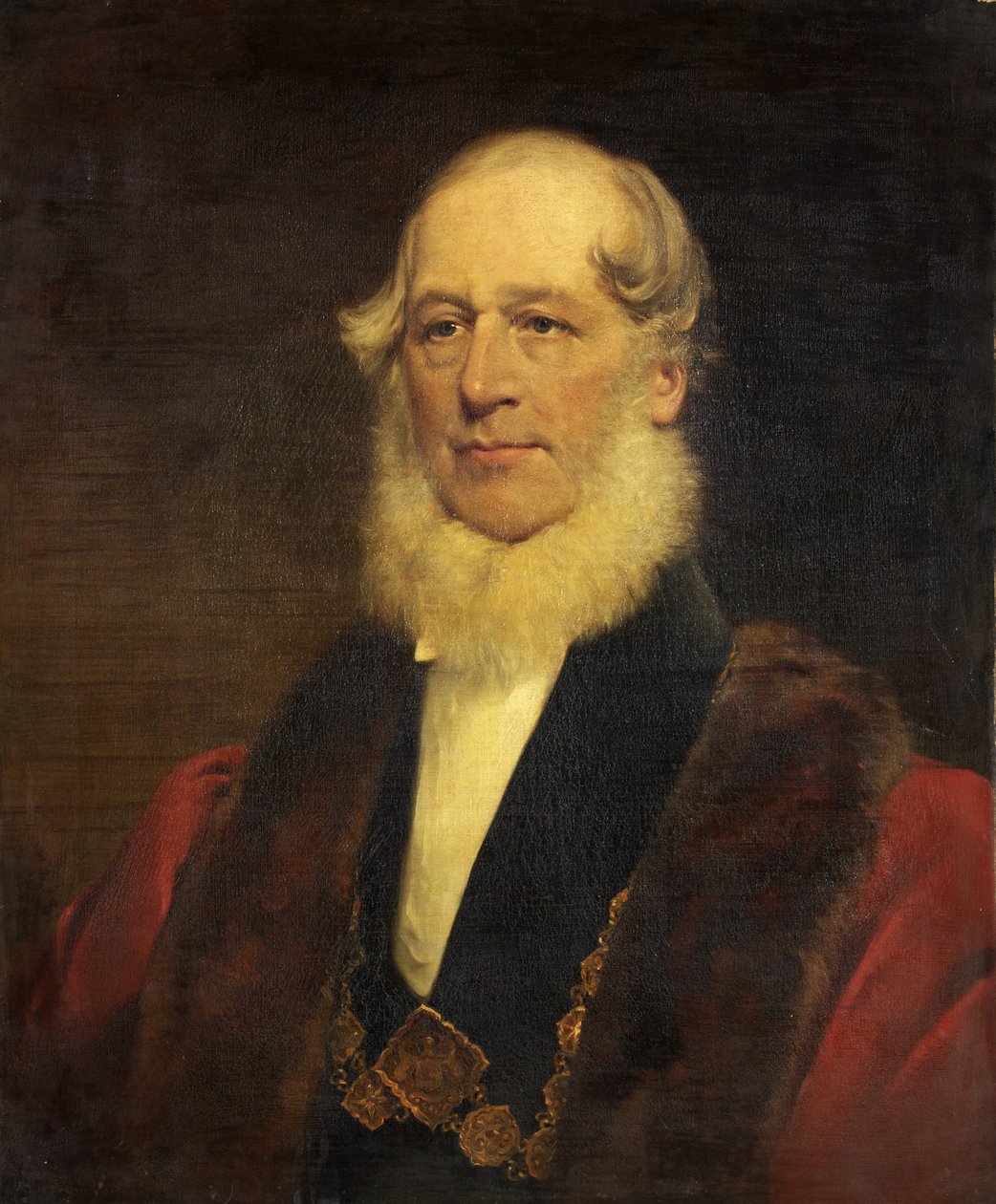 Portret Odiarne C. Lane (olej na płótnie) autorstwa English School