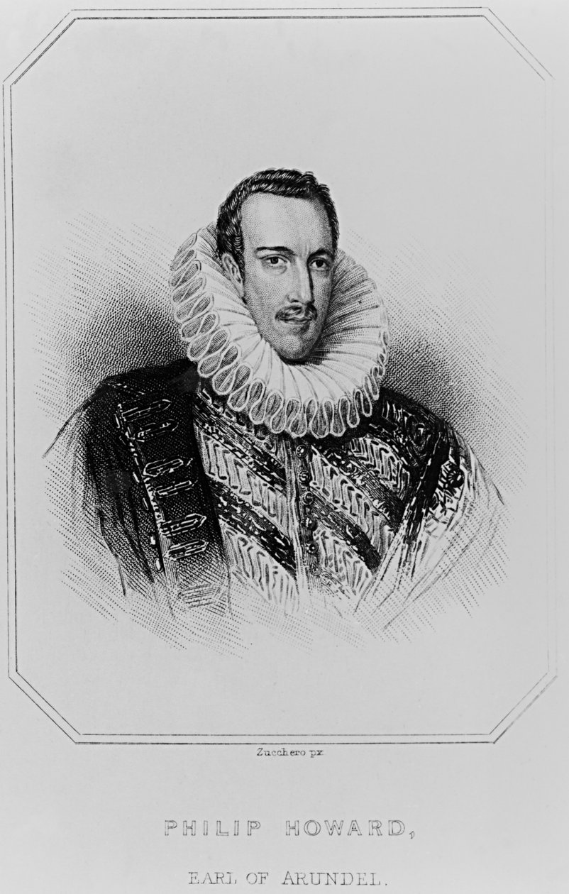 Portret Philipa Howarda (1557-95) 13. hrabiego Arundel, z „Lodge