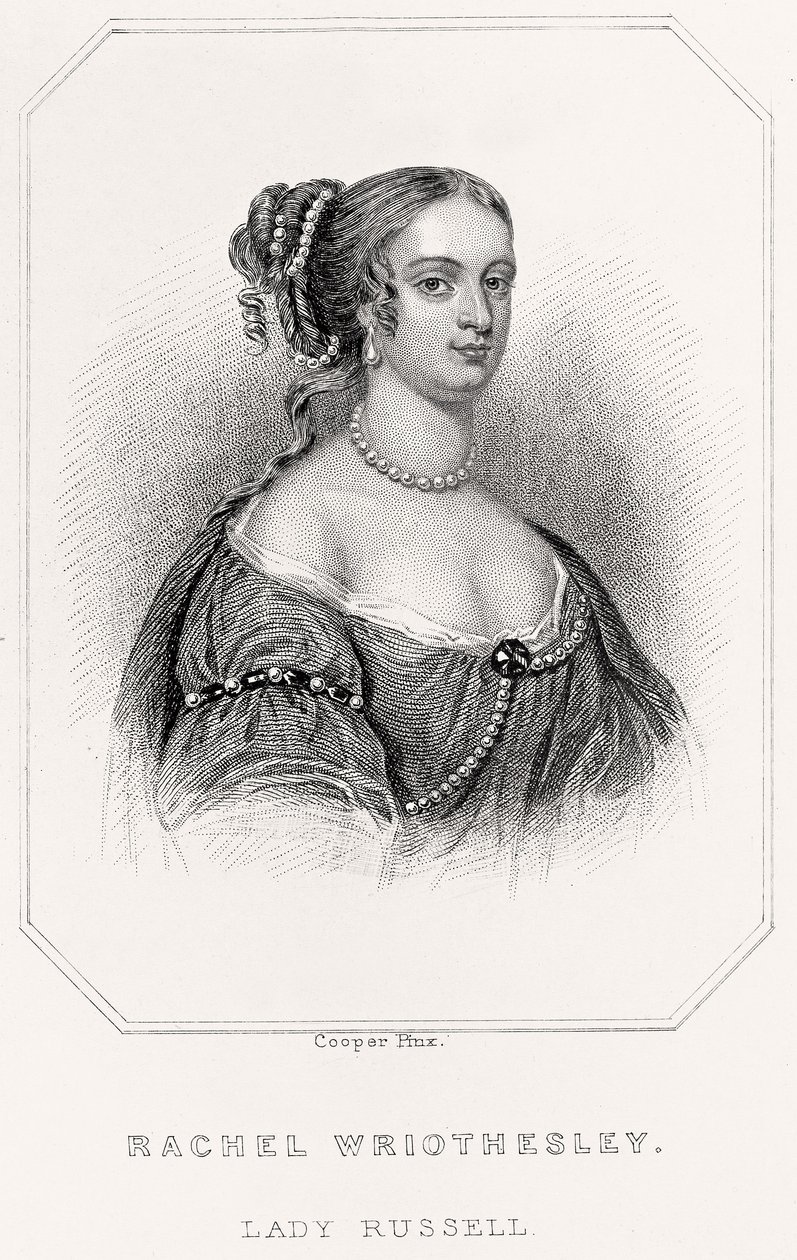 Portret Rachel Wriothesley, Lady Russell, 1835 autorstwa English School