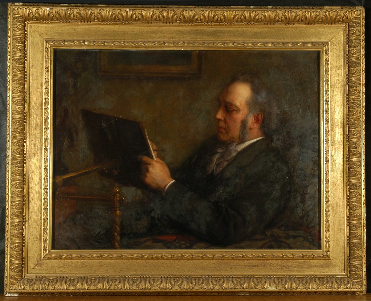 Portret ks. Stopford Brooke, ok. 1890 autorstwa English School