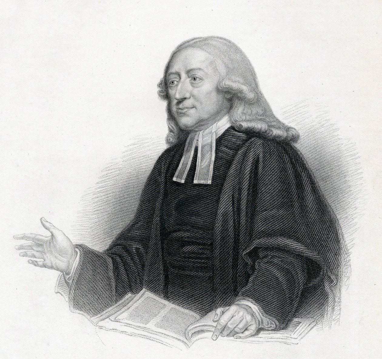 Portret wielebnego Johna Wesleya AM, XIX wiek autorstwa English School