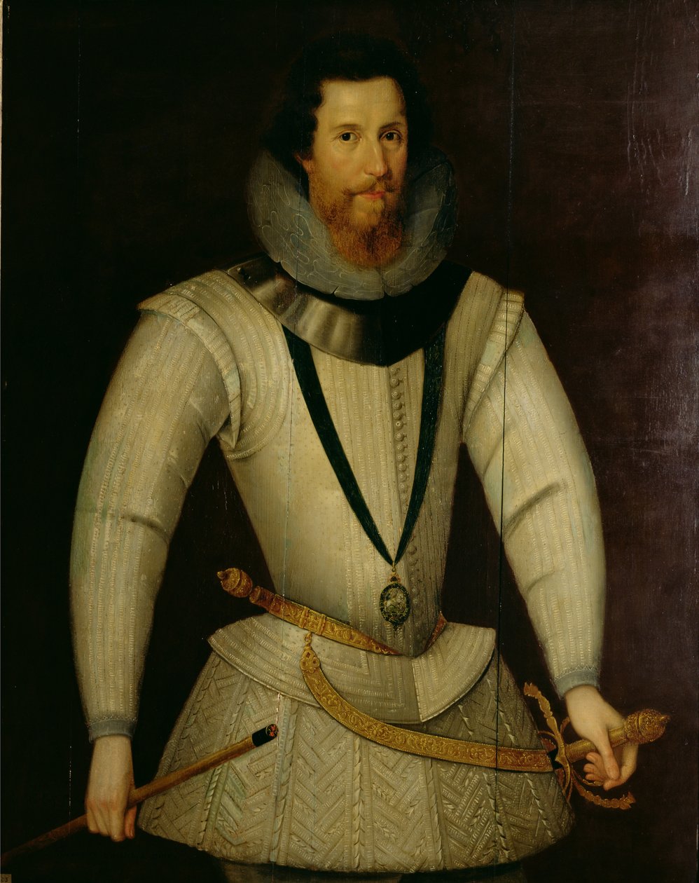 Portret Roberta Devereux, hrabiego Essex (1566-1601) autorstwa English School
