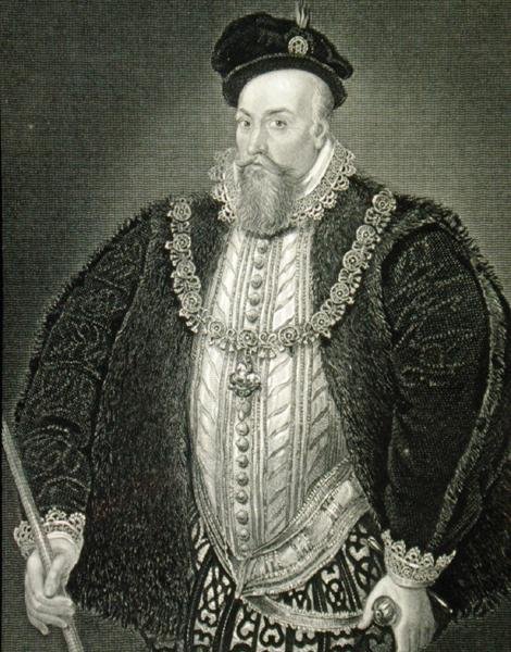 Portret Roberta Dudleya (1532-88), pierwszego hrabiego Leicester, z „Lodge