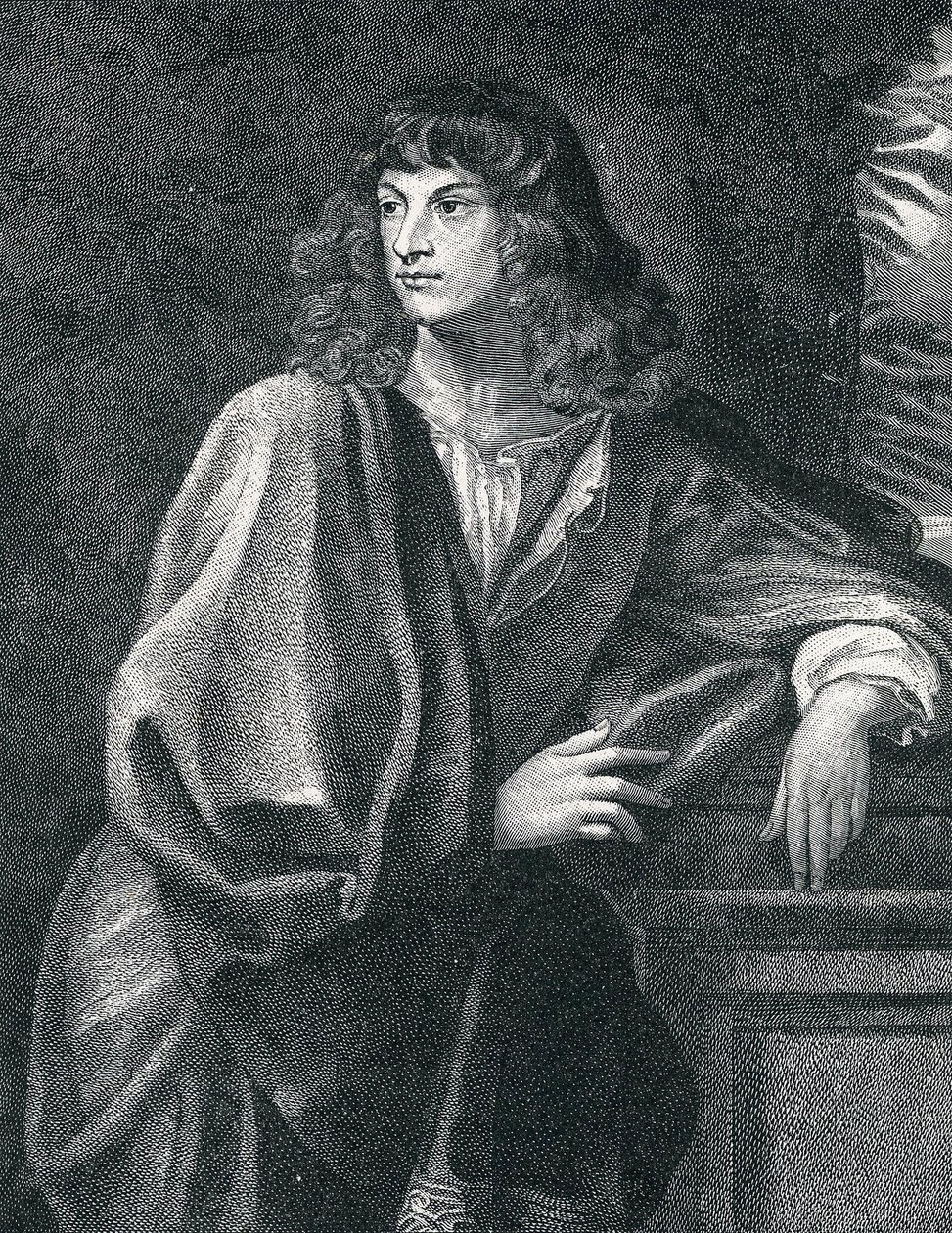 Portret Roberta Spencera (1641-1702), 2. hrabiego Sunderland, z „Historii narodu brytyjskiego” autorstwa English School
