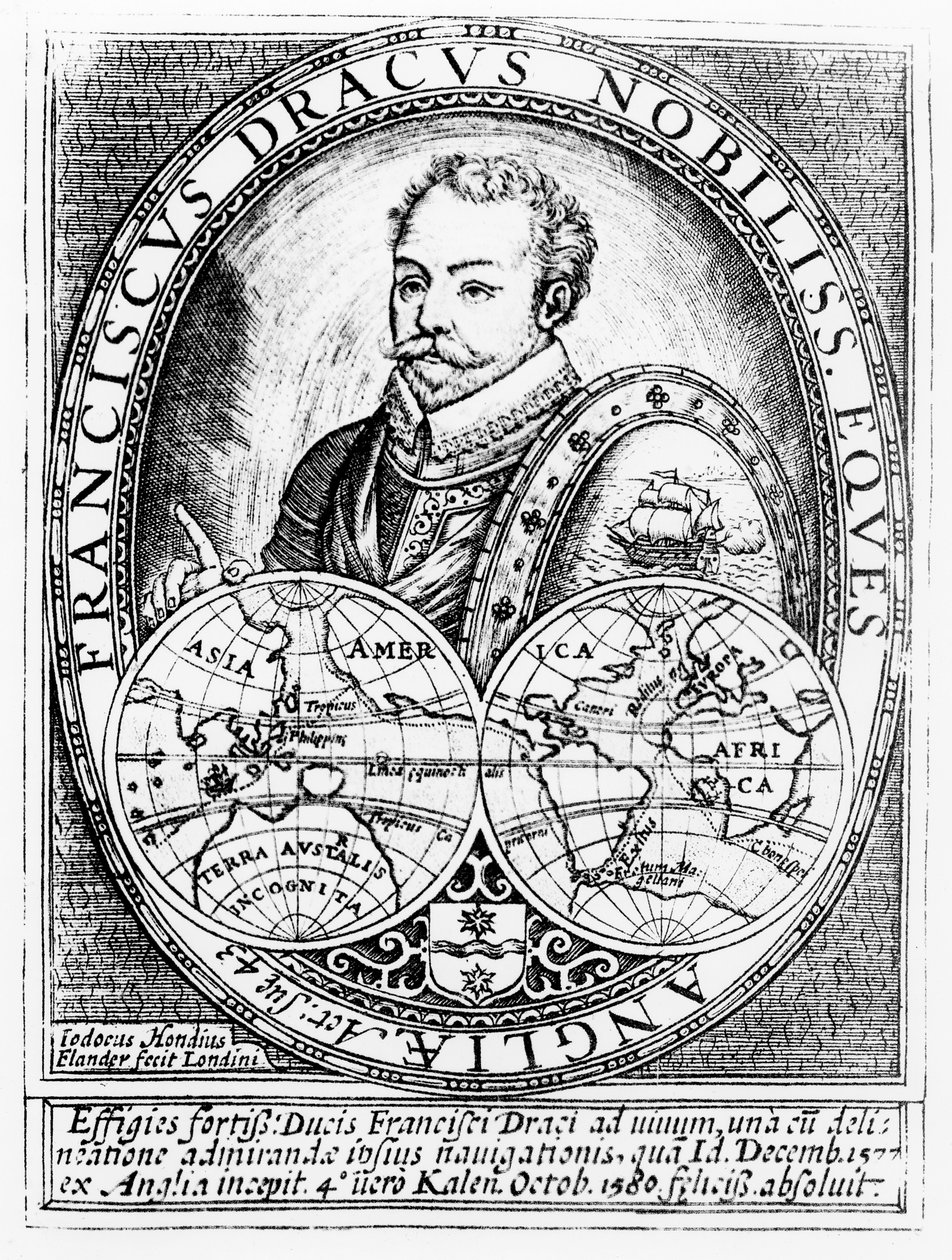 Portret Sir Francisa Drake