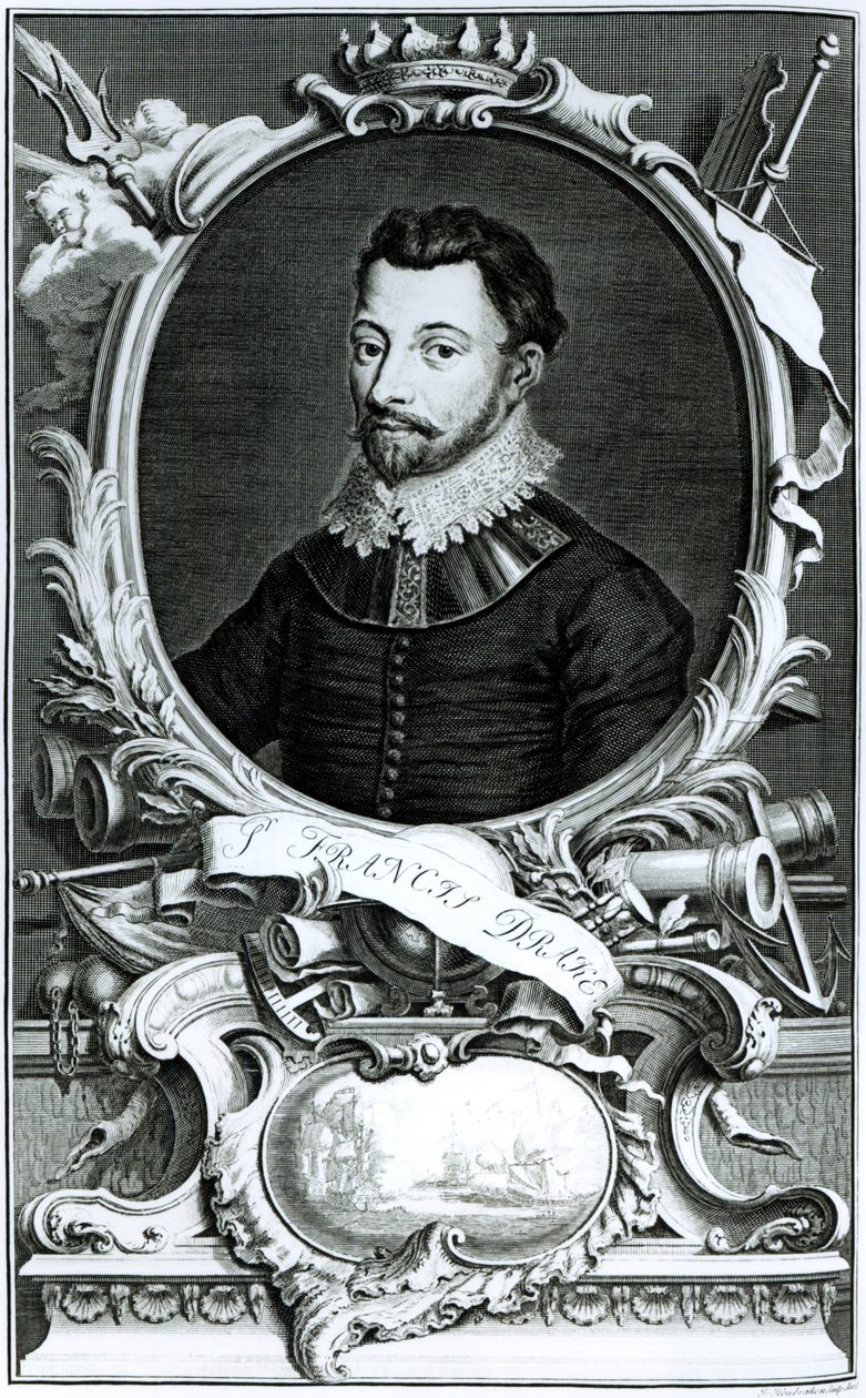 Portret Sir Francisa Drake
